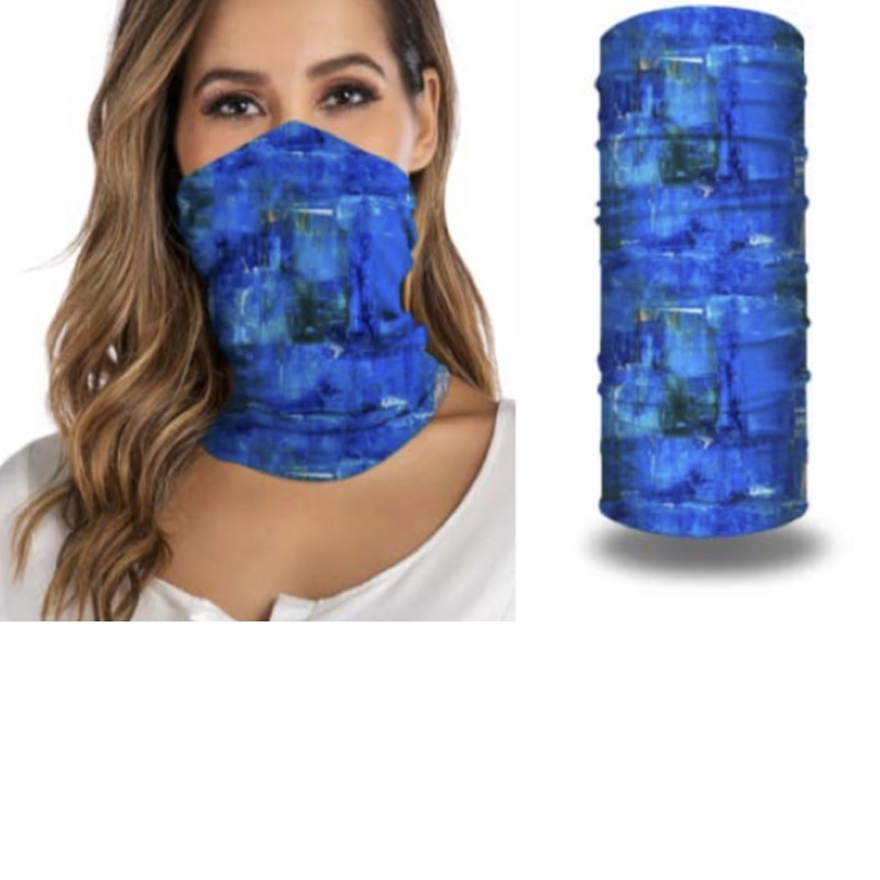 neck gaiter scarf face covering cotton polyester elastane printed 800800 69