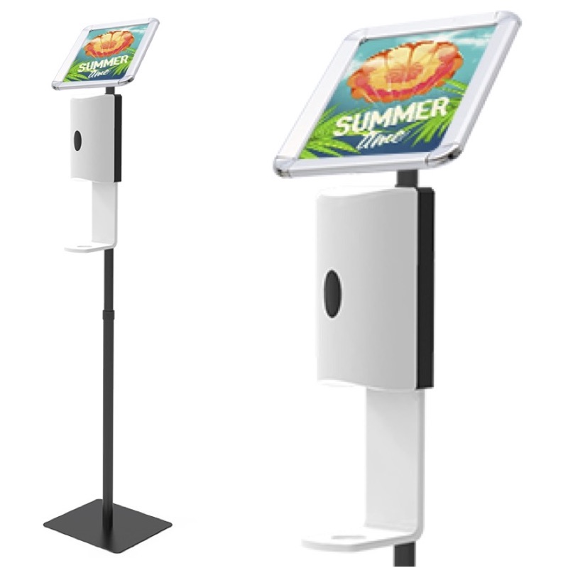 sanitising station hands cleaning automatic dispener floor standing wall mounted 800x800 7a