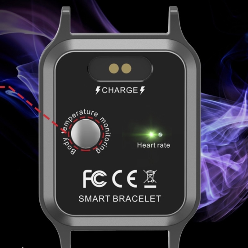 smart watch thermometer reading heart rate monitor oxygen levels 800x800 12