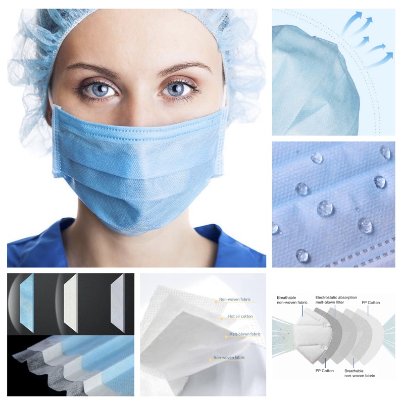dgi ppe face masks medical surgical 3 ply kn95 1