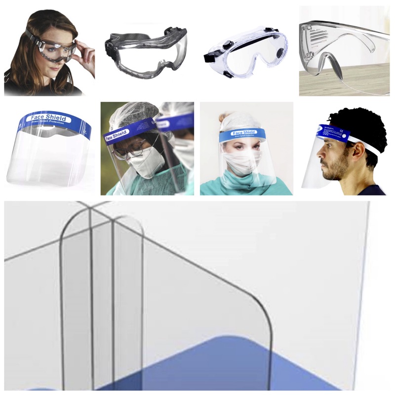 face shield protection guard covering visor covering plastic 800x800 collage 6