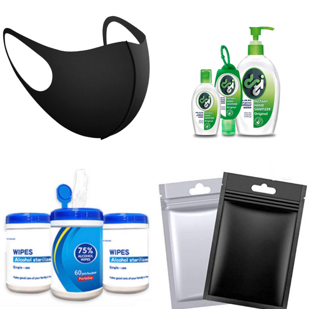 47 car auto dgi ppe bundle kit pack washable mask black hand sanitiser 75 alcohol wipes sanitised pack 800x800 1